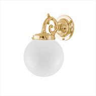 500 Baderomslampett i messing og nikkel