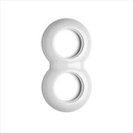 007 Dobbeltramme porselen