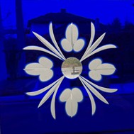 3329 lilje blå ny modell