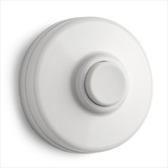 3533 ringeknapp i hvit bakelitt