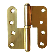 851 1950 talls dørhengsel i messing med kulelager