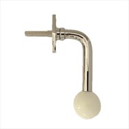 2163 Vindusespagnolett med kule i bakelitt